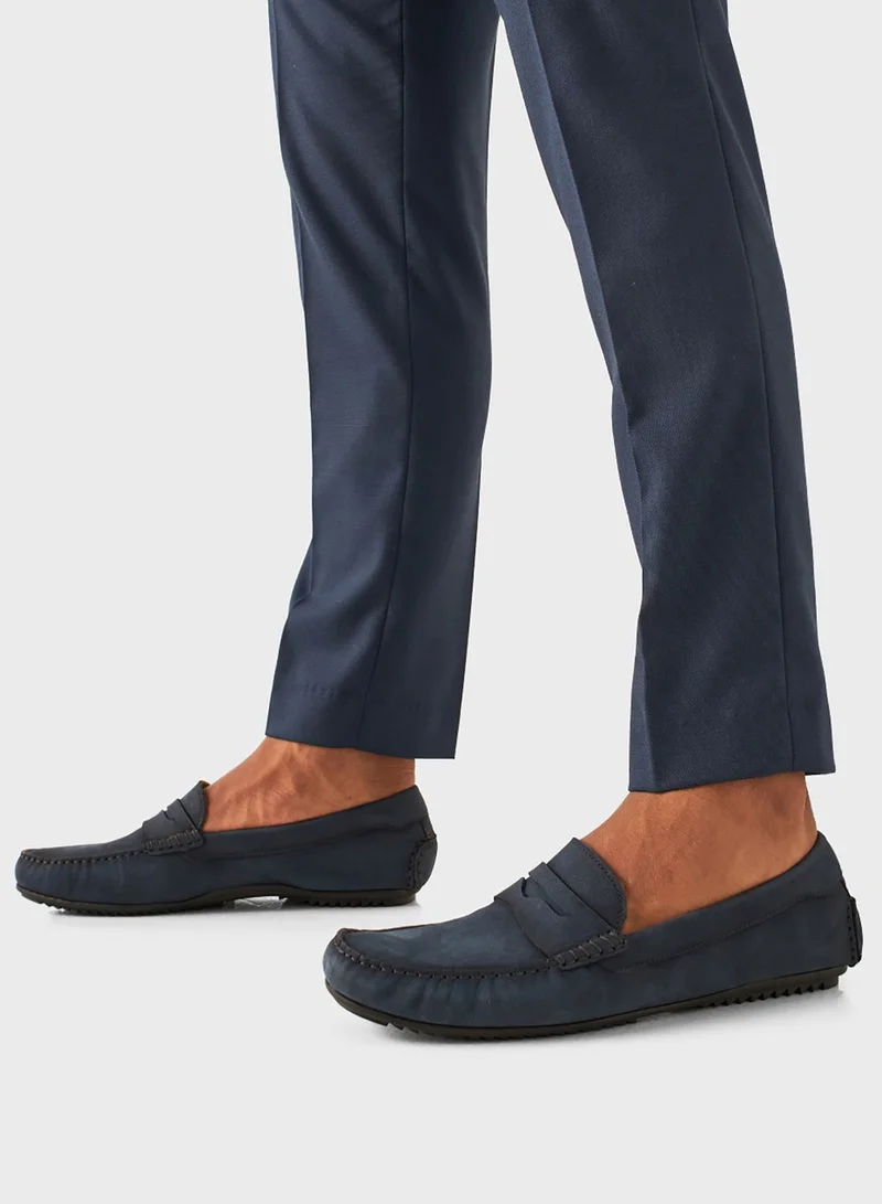 DUCHINI Penny Loafers