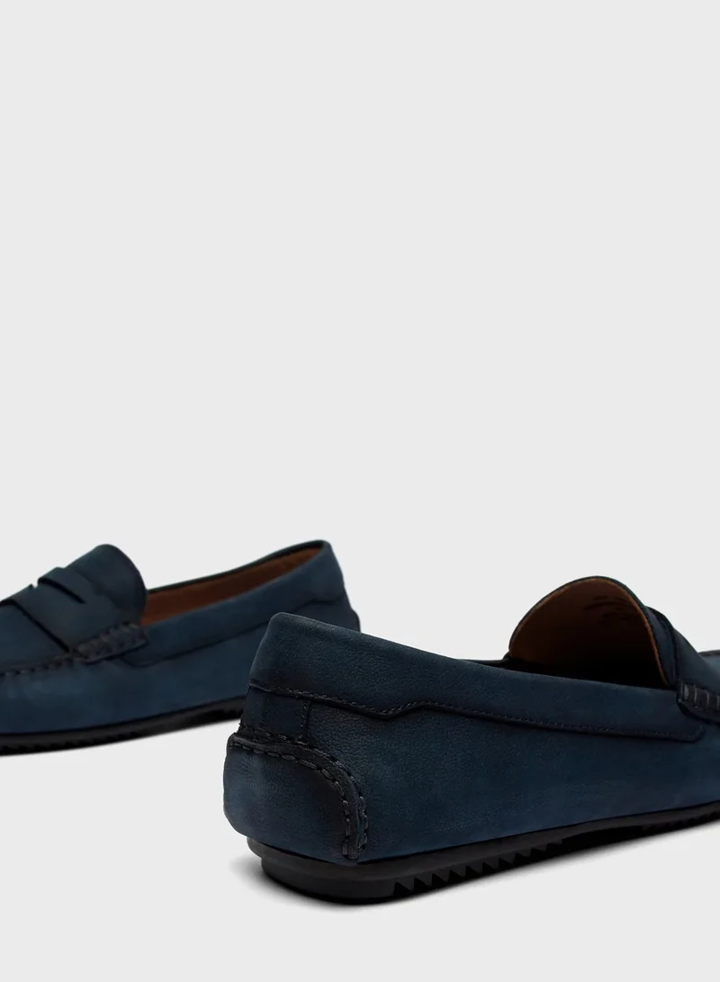 DUCHINI Penny Loafers