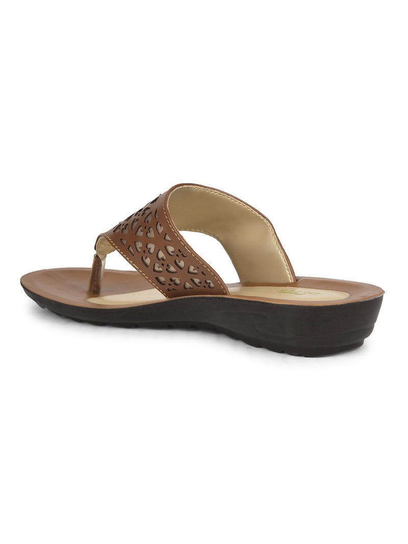 Bata Lazer Thong Rance Women's Brown Thongs - 7 UK (5714532) - Image 3