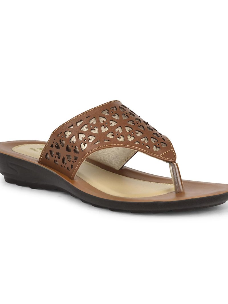 Bata Lazer Thong Rance Women's Brown Thongs - 7 UK (5714532) - Image 5