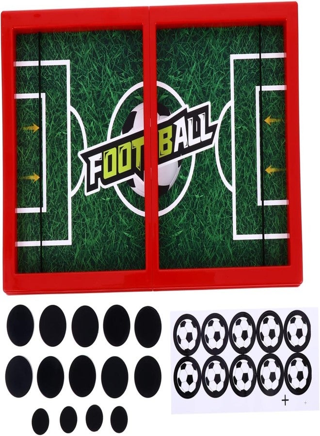 Dorytoys Dorytoy Mini Tabletop Football Game for Kids & Adults Compact Soccer Board, Portable Indoor Fun Toy with Smooth Sliding Pucks Family Party, Travel-Friendly Size (34.5 x 21 cm) - Image 2