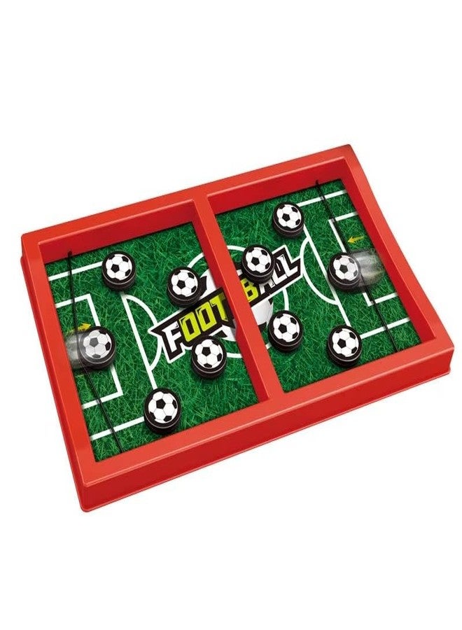 Dorytoys Dorytoy Mini Tabletop Football Game for Kids & Adults Compact Soccer Board, Portable Indoor Fun Toy with Smooth Sliding Pucks Family Party, Travel-Friendly Size (34.5 x 21 cm) - Image 1