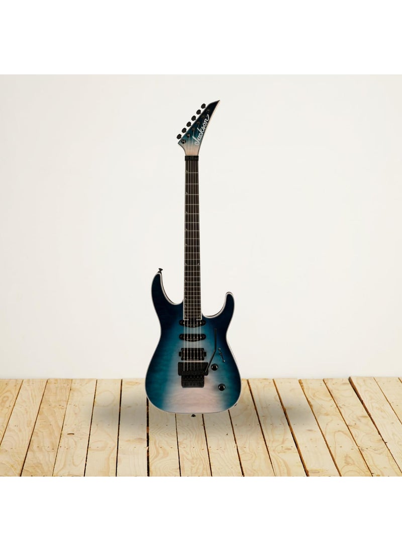 Jackson - Jackson Pro Plus Soloist SLA3Q Electric Guitar  RightHanded 6 Strings Polar Burst Premium Craftsmanship and Playability Bundle with Protective Hardshell Case 2 Items - Image 1