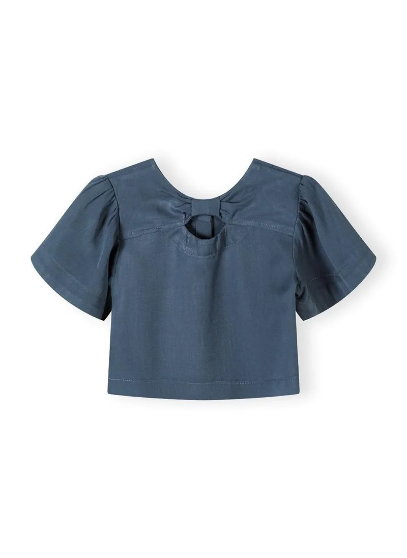 MINOTI Kids Girls Lyocell Blouse and Wide-Leg Trousers Set