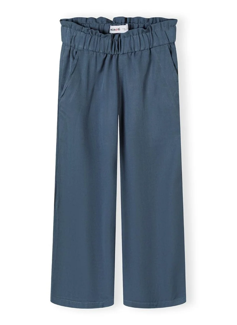 MINOTI Kids Girls Lyocell Blouse and Wide-Leg Trousers Set