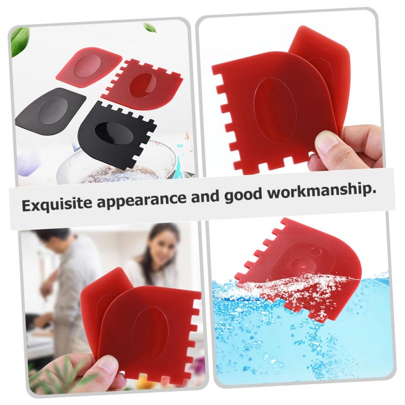 4Pcs Heavy Duty Grill Plate Scrapers Barbecue Pan Cleaning Tools Compact Outdoor Use - Image 3