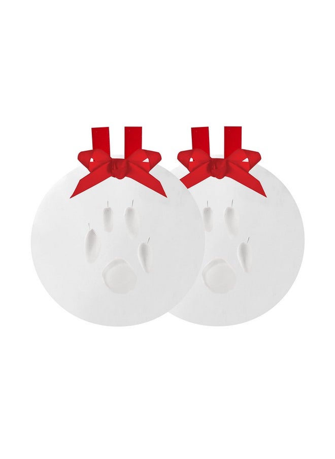 pearhead Pawprints 2-Pack Christmas Ornament, Diy No Mess Pet Paw Print Holiday Keepsake Kit, Dog Or Cat Stocking Stuffer Gift, Christmas Gift For Pet Parents, Paw Print Ornament For The Holidays  - Image 1