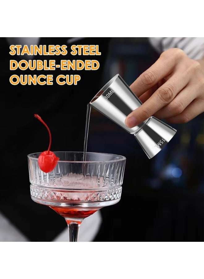 OSHIMA 3 Pcs Stainless Steel Double Jigger Set, Cocktail Measuring Cups, Double Jigger Spirit Measuring Cup, Cocktail Double Measure Scale, Professional Drinks Measuring Cup, 15/30ml, 20/40ml, 25/50ml3 Pcs Stainless Steel Double Jigger Set, Cocktail Measuring Cups, Double Jigger Spirit Measuring Cup, Cocktail Double Measure Scale, Professional Drinks Measuring Cup, 15/30ml, 20/40ml, 25/50ml3 Pcs Stainless Steel Double Jigger Set, Cocktail Measuring Cups, Double Jigger Spirit Measuring Cup, Cocktail Double Measure Scale, Professional Drinks Measuring Cup, 15/30ml, 20/40ml, 25/50ml - Image 3