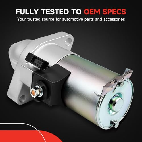 Grezuton New Starter Compatible with 2006-2012 Honda Accord 2.4L, 2007-2011 CR-V Element 2.4L, 2006-2011 Civic 2.0L, 2006-2014 Acura TSX 2.4L, 2006-2008 CSX 2L 31200-RAA-A61 31200-RRA-A51 31200R40A01 17960N - Image 3