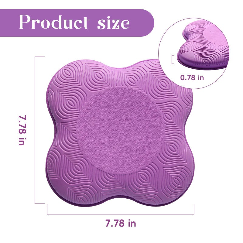 MBKHFLL 2 packs Yoga Knee Pad Cushion Extra Thick for Knees Elbows Wrist Hands Head Foam Pilates Kneeling pad Yoga Knee Cushion Thick Exercise Pads for Knees Elbows Wrist Hands Head Foam Pilates - Image 2
