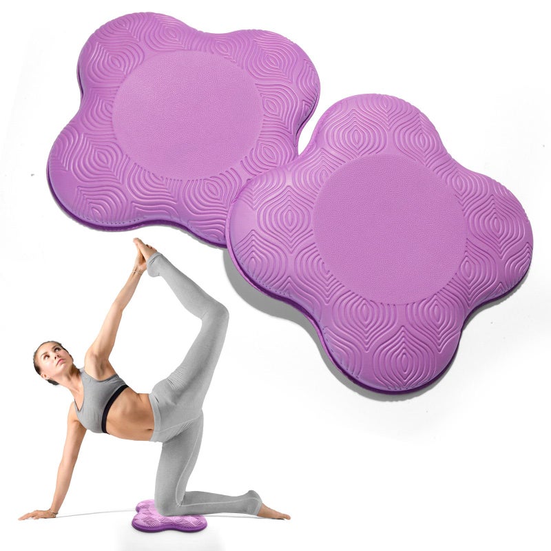 MBKHFLL 2 packs Yoga Knee Pad Cushion Extra Thick for Knees Elbows Wrist Hands Head Foam Pilates Kneeling pad Yoga Knee Cushion Thick Exercise Pads for Knees Elbows Wrist Hands Head Foam Pilates - Image 1