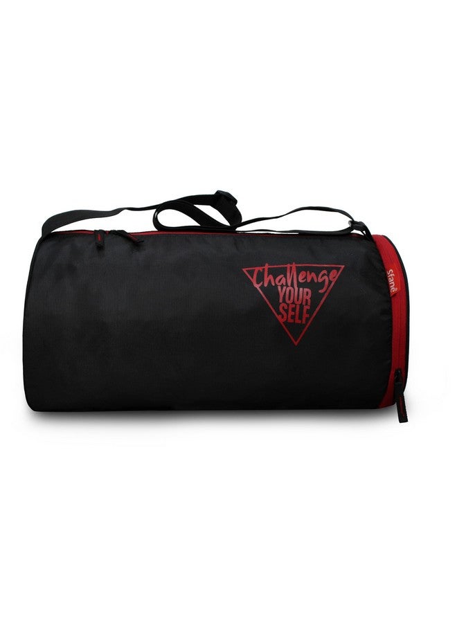 SFANE حقائب جيم سفاني للرجال مع قسم منفصل للأحذية حقائب رياضية للنساء حقائب دفل غير محددة للجيم للسفر والحمل حقائب دفل قابلة للتعديل حقيبة رياضية - أسود وأحمر - Image 1