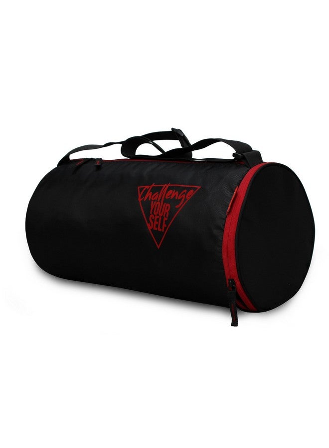 SFANE حقائب جيم سفاني للرجال مع قسم منفصل للأحذية حقائب رياضية للنساء حقائب دفل غير محددة للجيم للسفر والحمل حقائب دفل قابلة للتعديل حقيبة رياضية - أسود وأحمر - Image 5