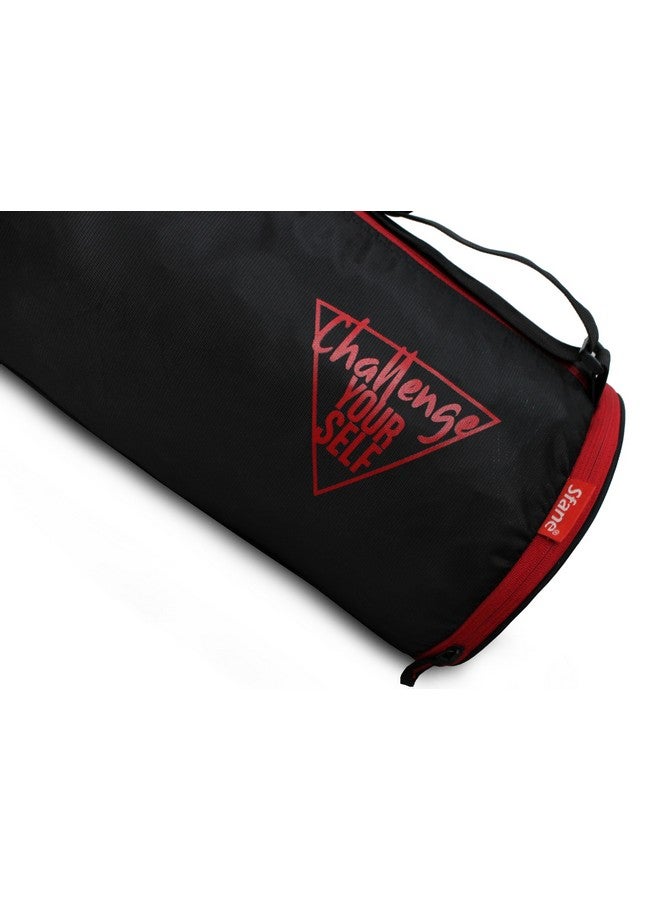 SFANE حقائب جيم سفاني للرجال مع قسم منفصل للأحذية حقائب رياضية للنساء حقائب دفل غير محددة للجيم للسفر والحمل حقائب دفل قابلة للتعديل حقيبة رياضية - أسود وأحمر - Image 4