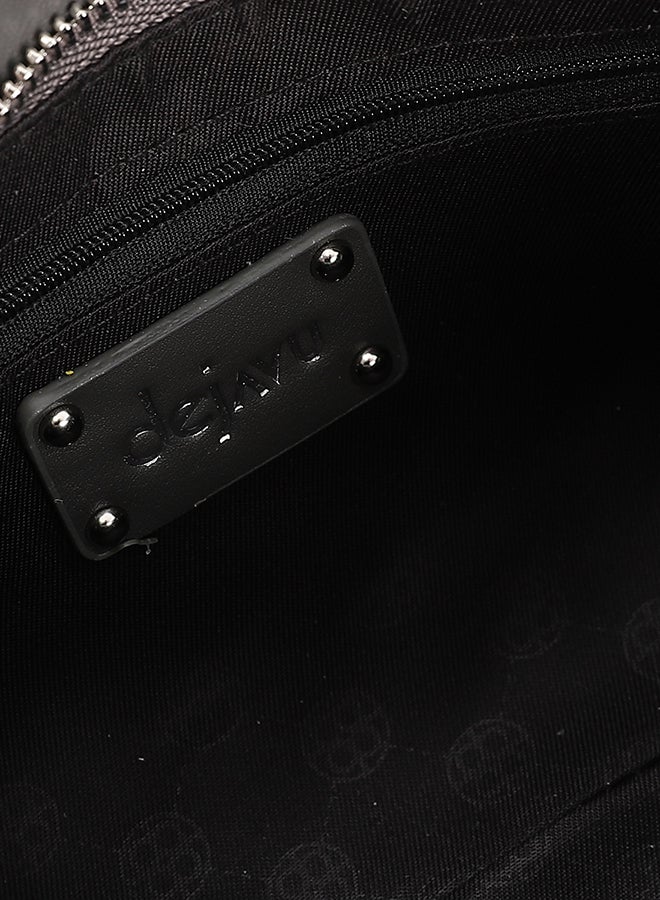 ديجافو حقيبة كتف بسحاب بسلسلة زخرفية - Image 5