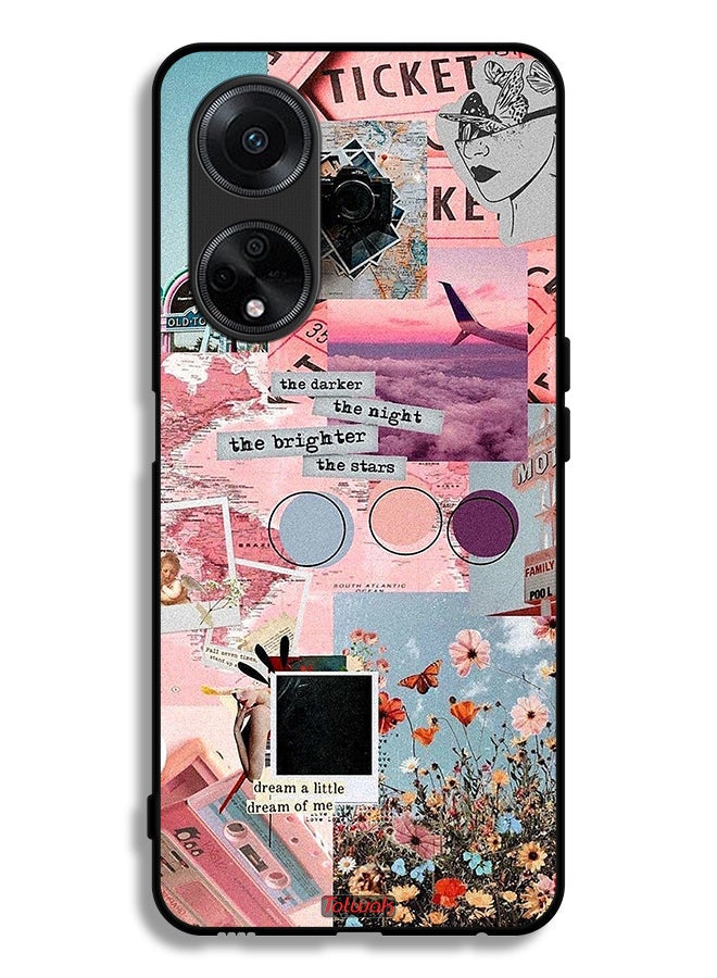 Tolwak Oppo A1 5G Protective Case Cover The Darker The Night The Brighter The Stars - Image 1