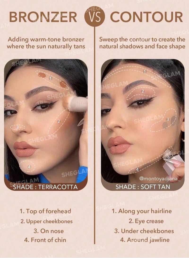 SHEGLAM Sun Sculpt Liquid Contour Soft Tan - Image 3