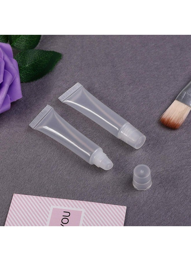 Shree Maha 10ml Empty Lip Gloss Tubes - Refillable Clear Cosmetic Containers for Lip Balm and Gloss - Soft, Durable, and Convenient - Pack of 100 - Image 5