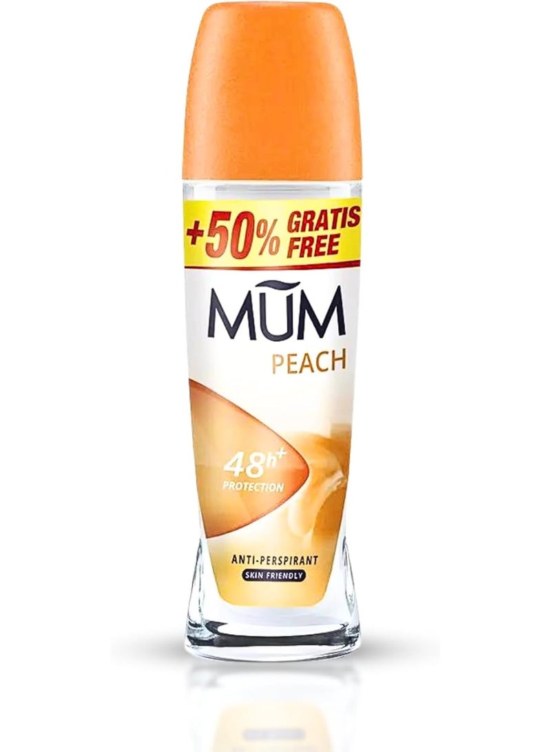 MUM مزيل عرق رول أون بمشمش مخصص للنساء 75 مل