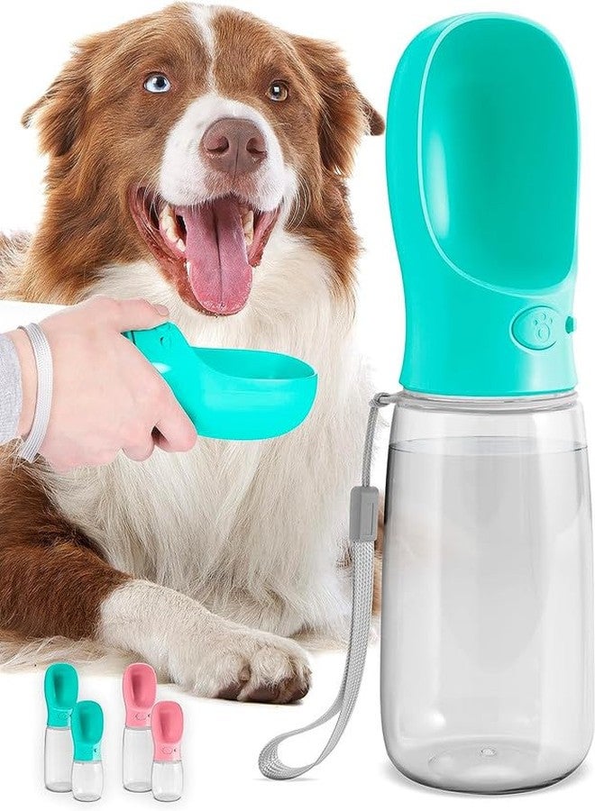BohoBark Dog Water Bottle | Portable, Leak Proof | Dog Water Dispenser with Drinking Feeder Pink - Image 1