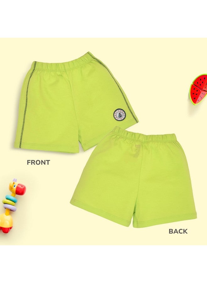 Luvlap LuvLap Unisex's Bermuda Shorts (904623_Multicolor-1_3 to 6 Months) - Image 4