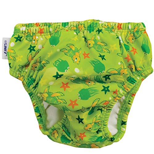 FINIS Reusable Swim Diaper for Babies, UPF 50+ Protection, Snug Elastic Waistband, Polyester Fabric, One Size Fits Most - Image 1