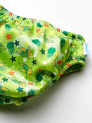 FINIS Reusable Swim Diaper for Babies, UPF 50+ Protection, Snug Elastic Waistband, Polyester Fabric, One Size Fits Most - Image 2
