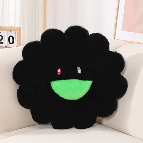 FIONOUT FIONOUT Flower PillowFlower Shaped Throw PillowFlower Face Floor Cushions Floor PillowColorful Sunflower Plush PillowCute Room Decor Decorative Pillows for Sofa Bedroom Car60CM236in 