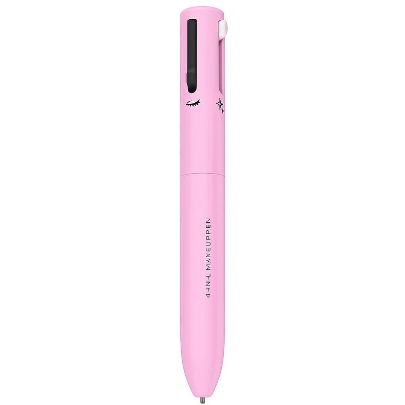 Fitto 4 in 1 Makeup Pen Set, Eyebrow Pencil, Eye Liner, Lip Liner, Highlighter, Waterproof Lip Color, Beauty Tool, 03#, for Women, for Travel
