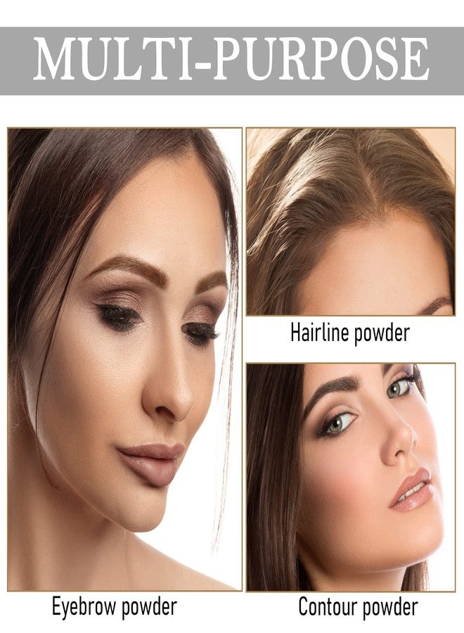 بوبين بودرة بوبين لتغطية خط الشعر وجذور الشعر، تغطية سريعة للشعر الخفيف، لون شعر ظلي يخفي تساقط الشعر فوراً، مناسب للشعر الرمادي - Image 3