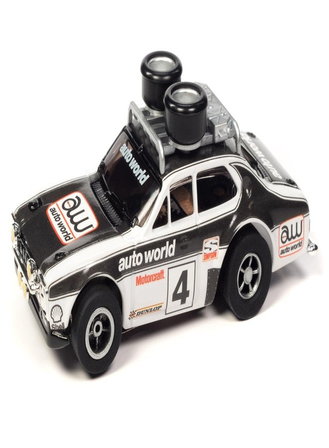 AW AUTO WORLD سيارة سباق مصغرة من طراز فورد إسكورت MK1 موديل 1975 بمقياس HO من إنتاج شركة Auto World Xtraction - Image 3