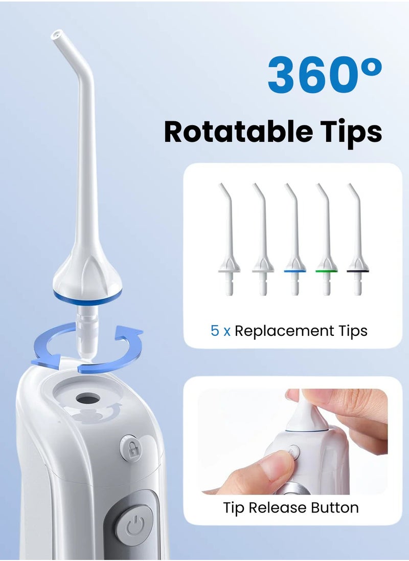 RENPHO - RENPHO Rechargeable Water Flosser Oral Irrigator Portable - Image 1