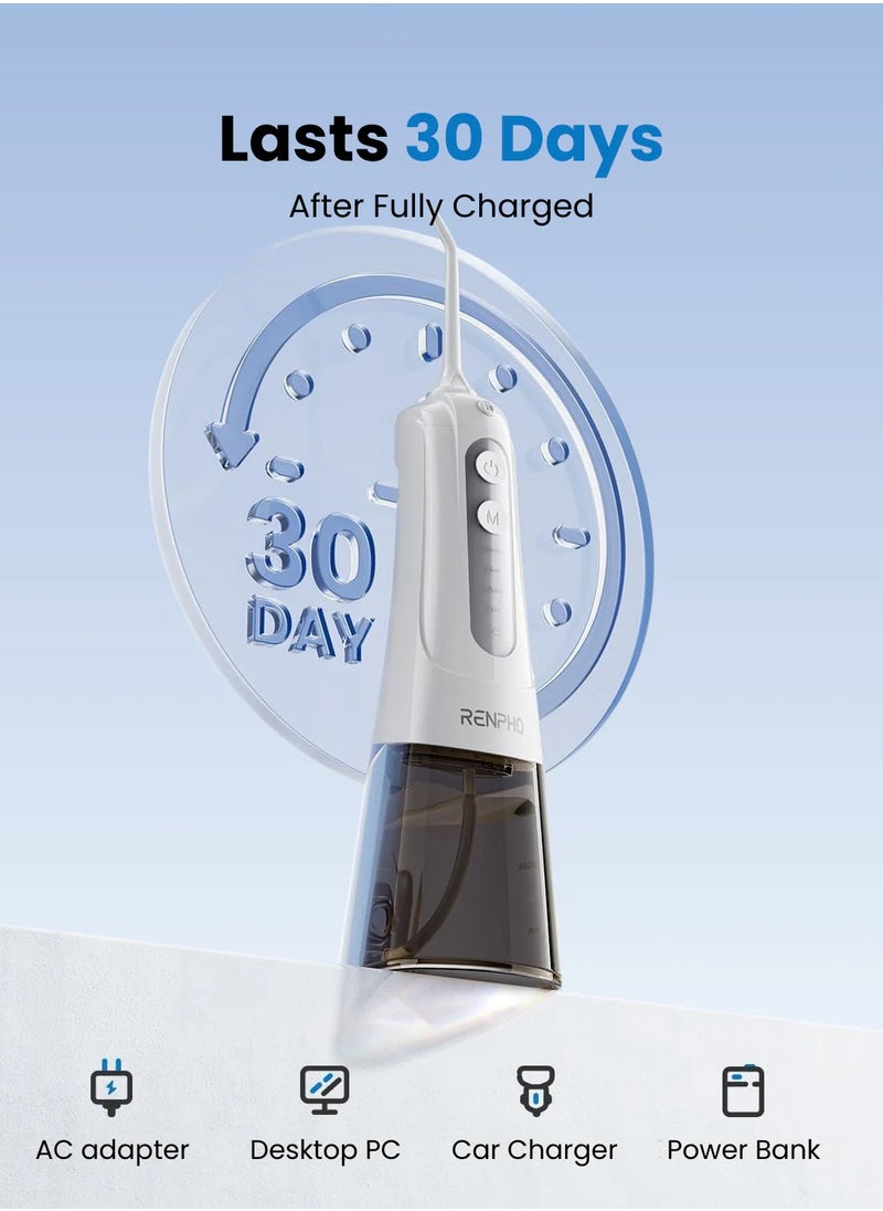 RENPHO - RENPHO Rechargeable Water Flosser Oral Irrigator Portable - Image 1
