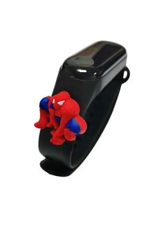 Miniso Kids Electronic Digital Watch, Digital Dial Waterproof Cartoon Character LED Kids Watch, Stylish And Fashionable Children Wrist Watch, Comfortable Watch Band For Kids, (1pc, Black, Spider Man 2)  - Image 1