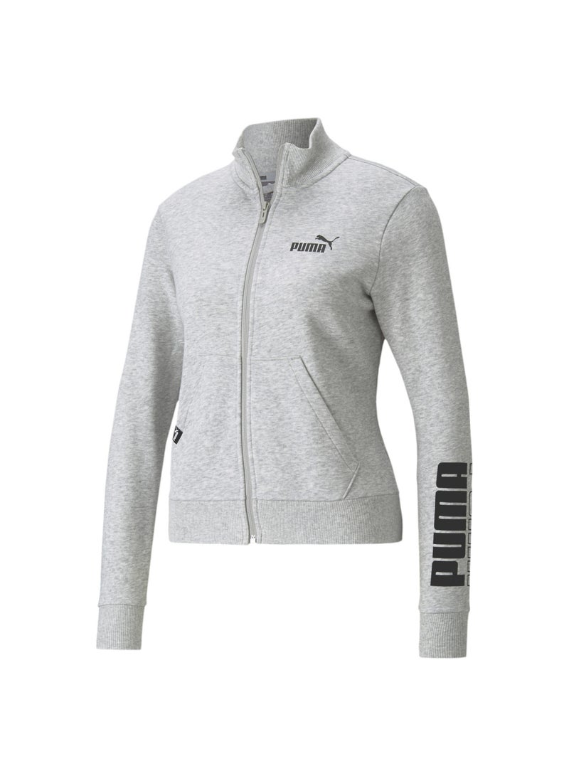 PUMA Power Logo Womens Track Jacket - Image 1