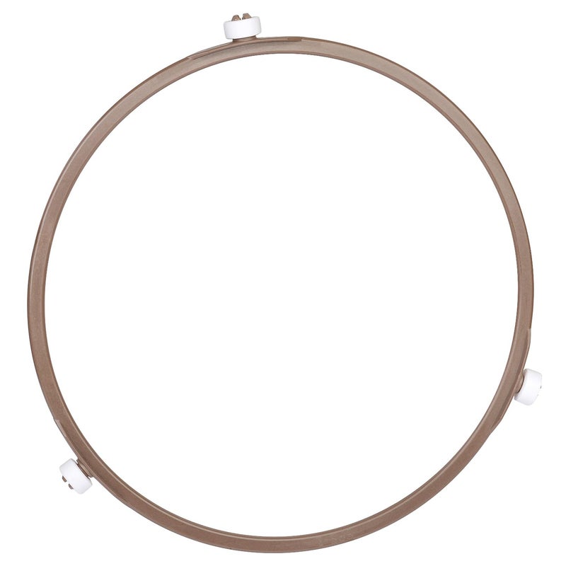 Jolaxy 7" Microwave Turntable Ring with 12 mm Rollers, Microwave Oven Tray Support, Glass Plate Rotating Roller Ring, Ring Outer Diameter 7 inch (17.8 cm), Roller Height 12 mm - Image 1