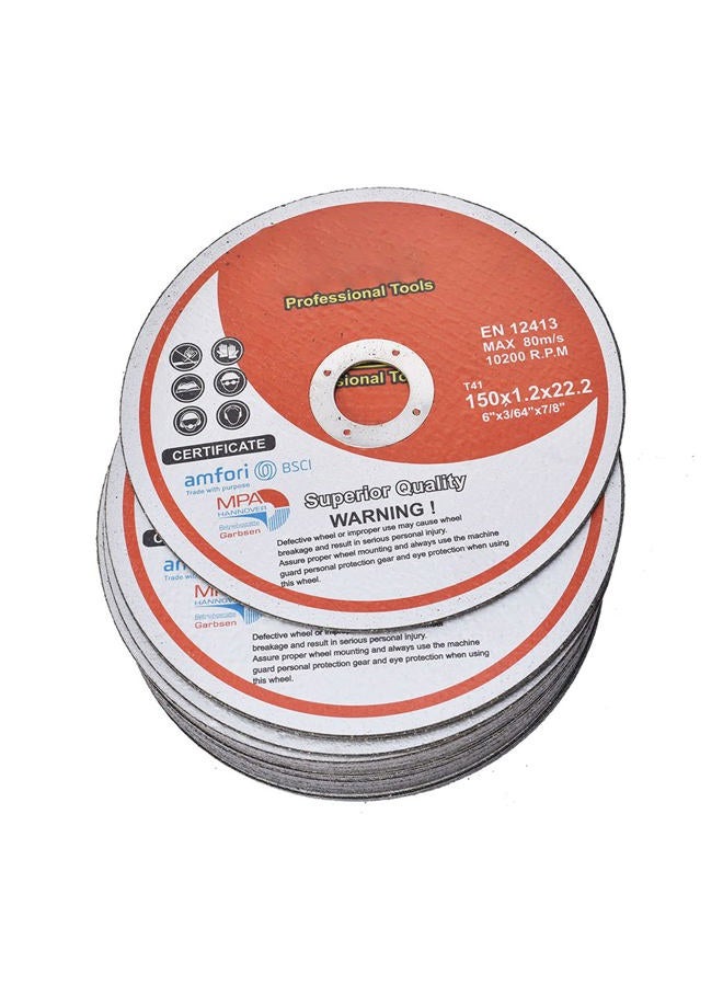 kimllier 50 Pack Cut Off Wheel 6 Inch x 0.045 Inch x 7/8 Inch Metal and Stainless Steel Cutting Discs Fit for Angle Grinders - Image 2