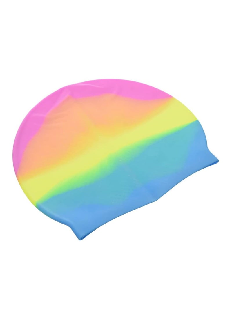 Generic Generic Long-lasting Waterproof Silicone Swim Cap for Adults - Multicolor  - Image 2