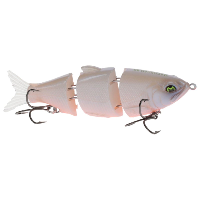 Strike King Lew's MachShad Fishing Lure, Lipless Jointed Swimbait, Realistic Swimming Action, Slow Sinking, Size 4 Mustad KVD Elite Short Triple Grip Treble Hooks - Image 3