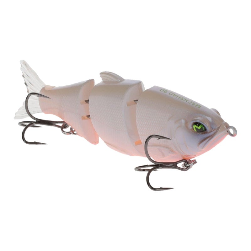 Strike King Lew's MachShad Fishing Lure, Lipless Jointed Swimbait, Realistic Swimming Action, Slow Sinking, Size 4 Mustad KVD Elite Short Triple Grip Treble Hooks - Image 2