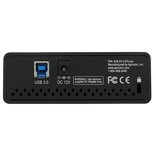 Apricorn 22TB Aegis Desktop Padlock FIPS 140-2 Validated 256-Bit Encrypted Hard Drive (ADT-3PL256F-22TB) - Image 4