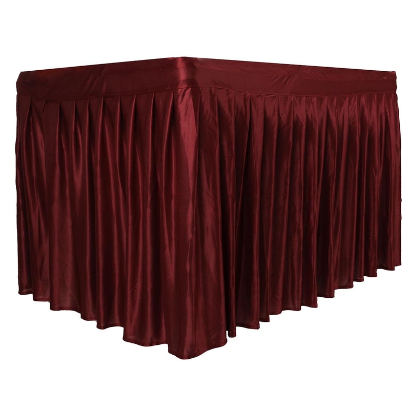 PRIYAKANT SAFAWALA PRIYAKANT SAFAWALA Ganpati Decoration Table Jhalar Ideas at Home Festival and Special Ganesh Chaturthi Decoration Use Only Table Jhalar Size Length 10 Feet and Height 30 Inches Maroon