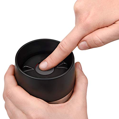 EMSA Germany: Travel Mug Grande - Premium High Performance German Engineered Thermos Vacuum Flask Tumbler, 17oz, Black - Image 3