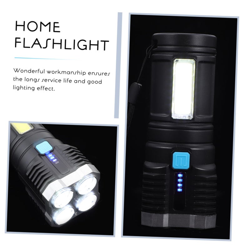 Rechargeable Mini Flashlight Outdoor Camping Emergency Light With Non Return Valve - Image 3