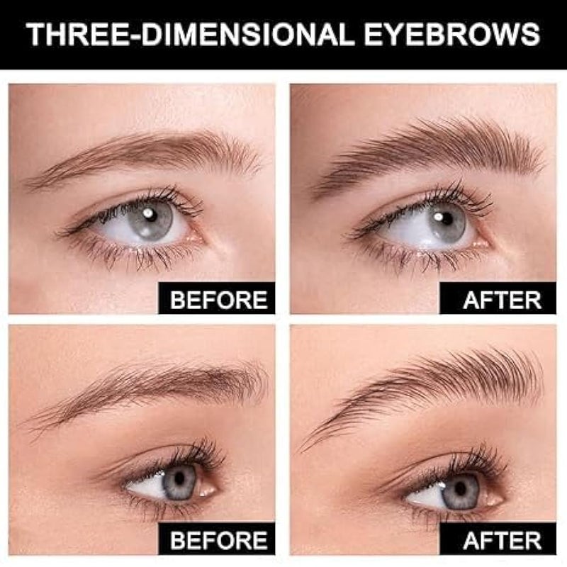 Eyebrow Wax Clear Brow Gel - All Day hold Waterproof Clear Eyebrow Gel, Lift & Freeze Brow Soap for Brow Lamination Effect, Eye Brow Wax Without Residue (pink) - Image 3
