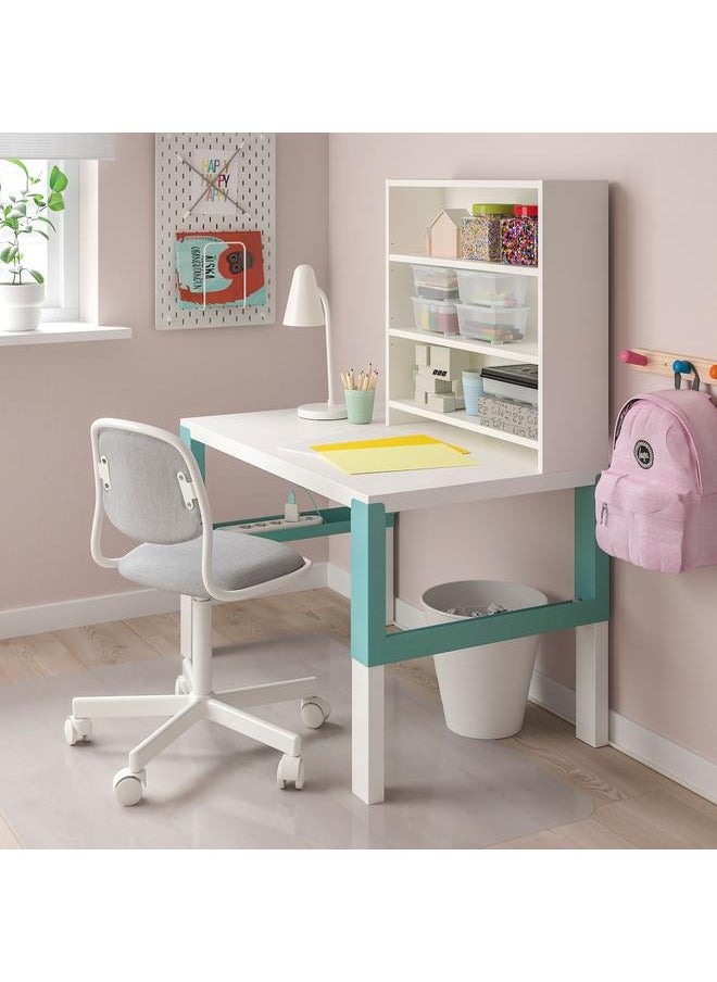 Zaboon Desk top shelf, white, 64x60 cm  - Image 2