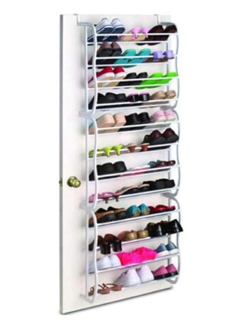 مرفا منظم حذاء معلق على الباب بـ 12 طبقة و36 زوجًا - Image 2