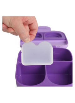 Eazy Kids Bento Lunch Box With Handle - Purple  - Image 5