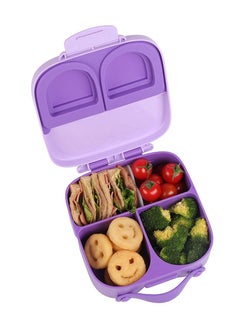 Eazy Kids Bento Lunch Box With Handle - Purple  - Image 2