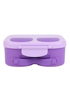 Eazy Kids Bento Lunch Box With Handle - Purple  - Image 3